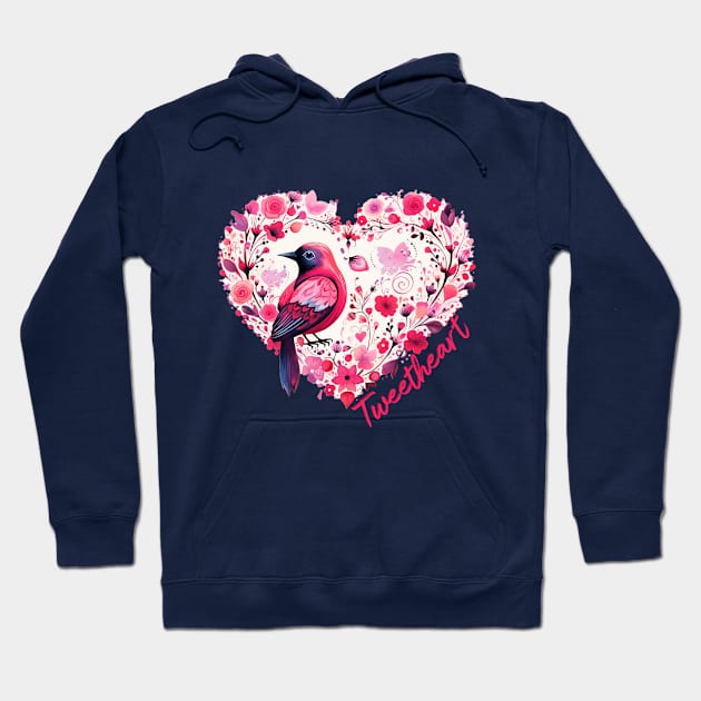 Tweetheart Sweet Bird Hoodie by Graphics Gurl